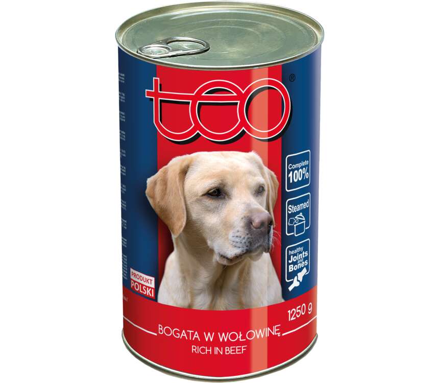 Teo Karma dla psa mokra wołowina 1250 g