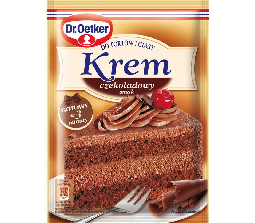 Dr.Oetker Krem do tortów smak czekoladowy 140 g kaufland.pl