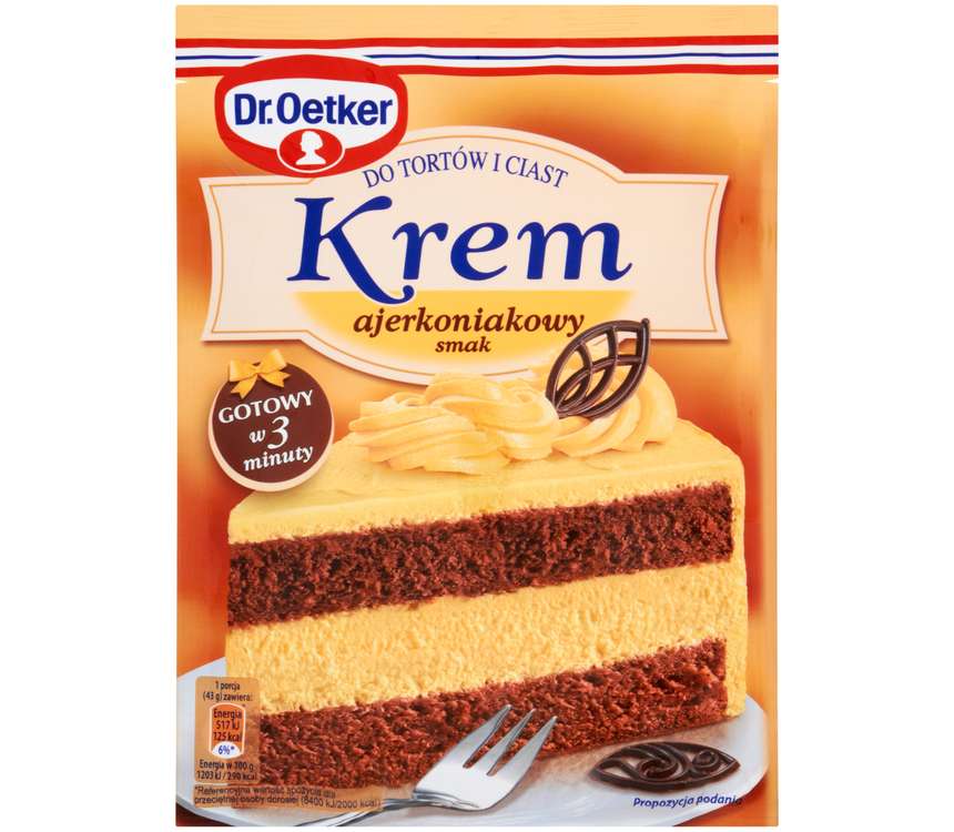 Dr. Oetker Krem do tortów smak ajerkoniakowy 120 g kaufland.pl