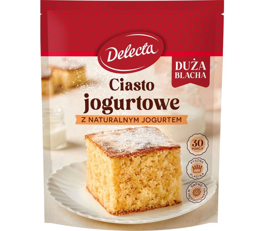Delecta Duża Blacha ciasto jogurtowe 640 g kaufland.pl