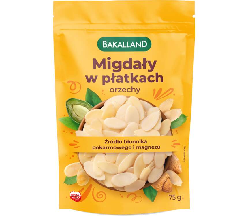 Bakalland Migdały płatki  75 g kaufland.pl
