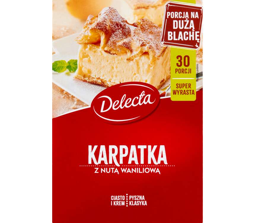 Delecta Karpatka z kremem 390 g kaufland.pl