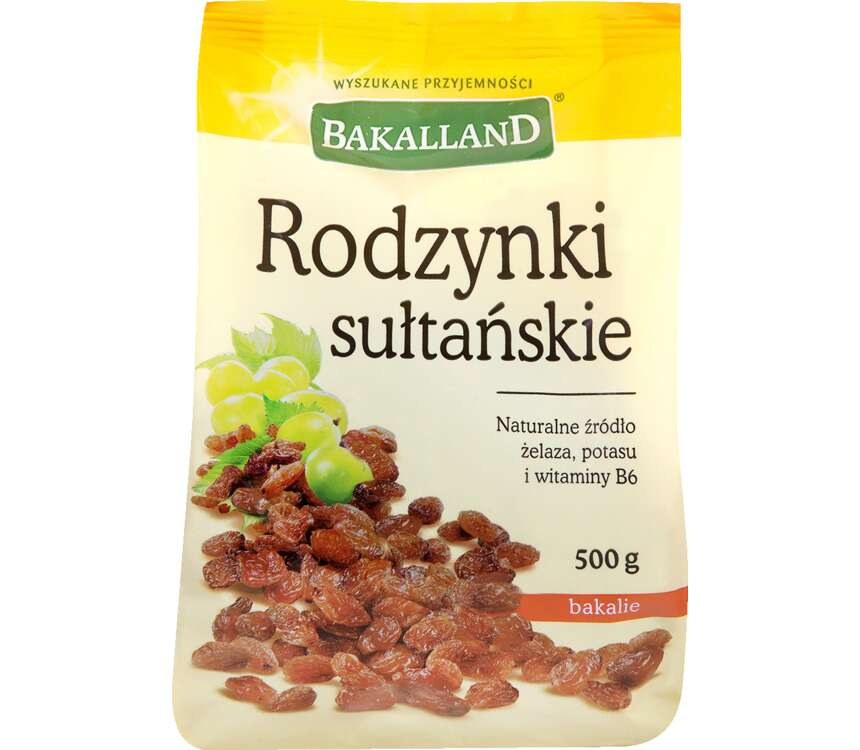 Bakalland Rodzynki sułtańskie  500 g