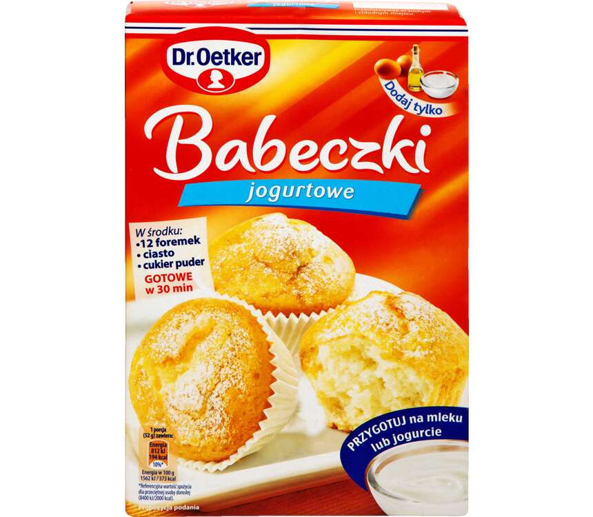 Dr.Oetker Babeczki jogurtowe 335 g kaufland.pl