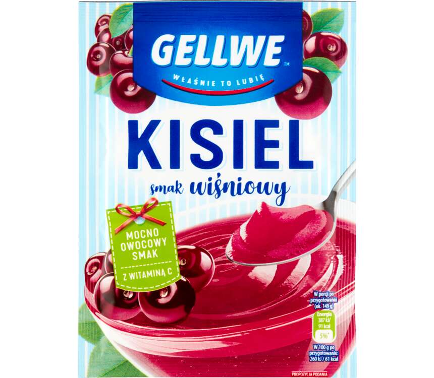 Gellwe Kisiel wiśniowy  38 g
