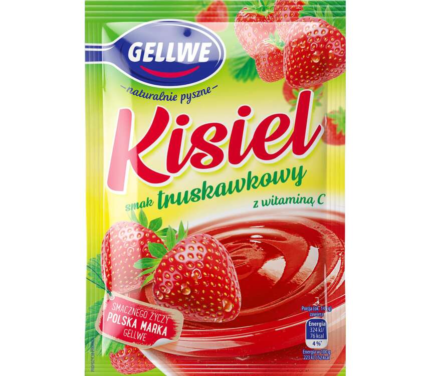 Gellwe Kisiel truskawkowy  38 g