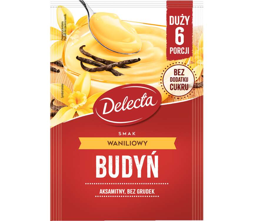 Delecta Duży Budyń waniliowy 64 g kaufland.pl