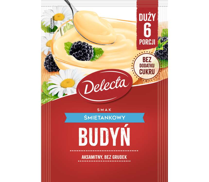 Delecta Duży Budyń śmietankowy 64 g kaufland.pl