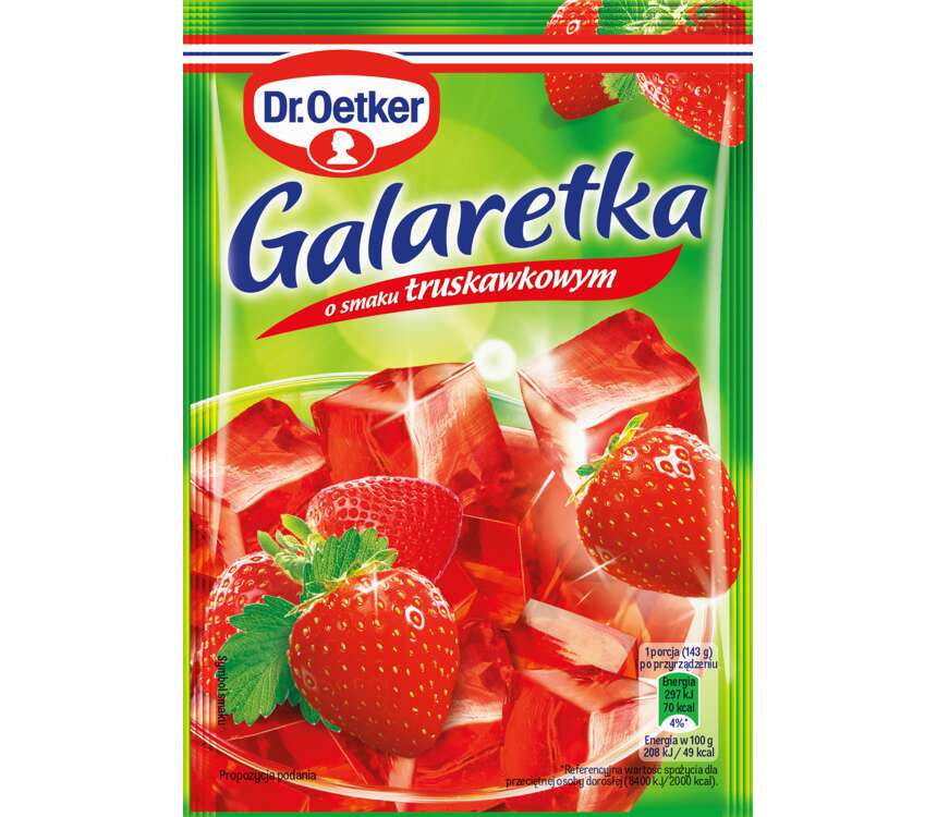 Dr.Oetker Galaretka truskawkowa 77 g kaufland.pl