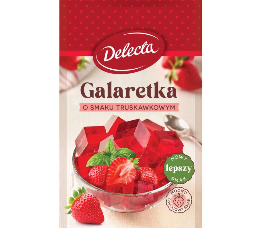 Delecta Galaretka truskawkowa 70 g kaufland.pl