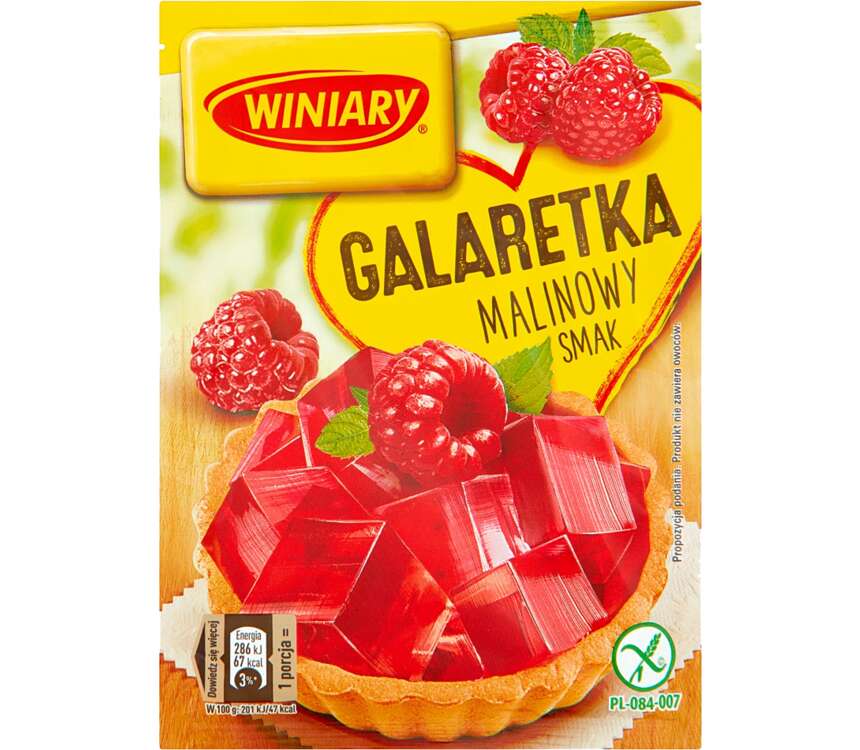Winiary Galaretka malinowa 71 g kaufland.pl