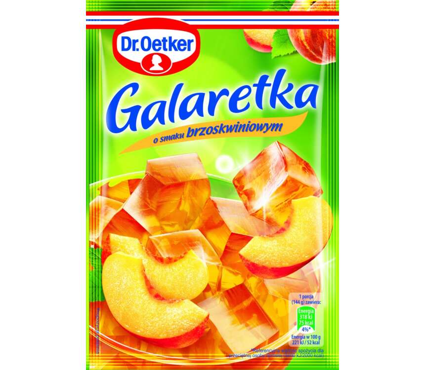 Dr. Oetker Galaretka brzoskwiniowa 77 g kaufland.pl