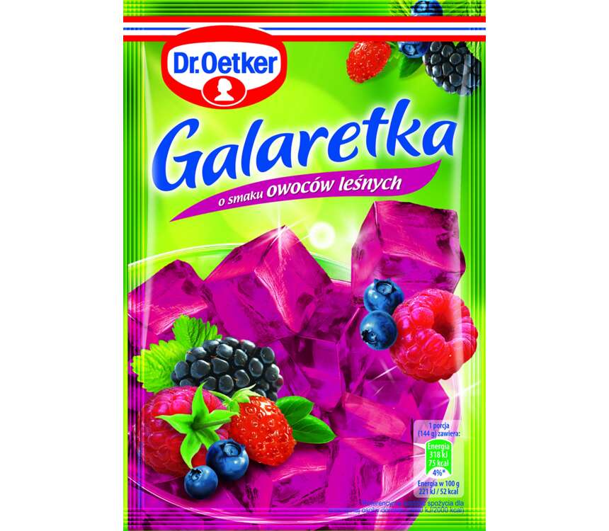 Dr. Oetker Galaretka owoce leśne 77 g kaufland.pl