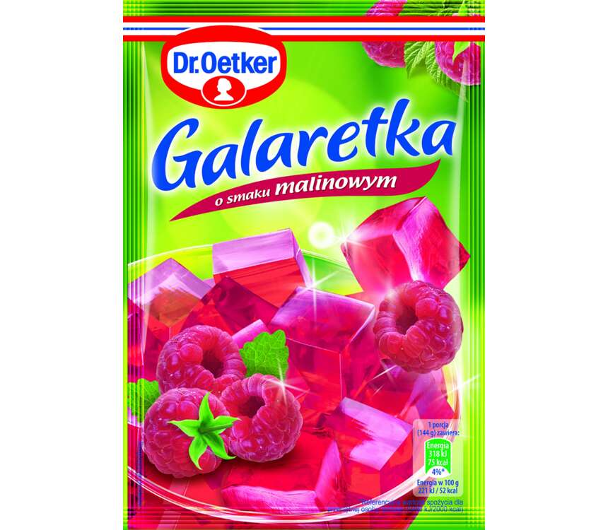 Dr.Oetker Galaretka malinowa 77 g kaufland.pl