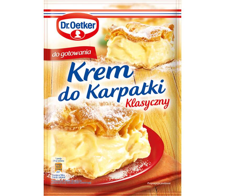 Dr. Oetker Krem do karpatki tradycyjny 240 g kaufland.pl