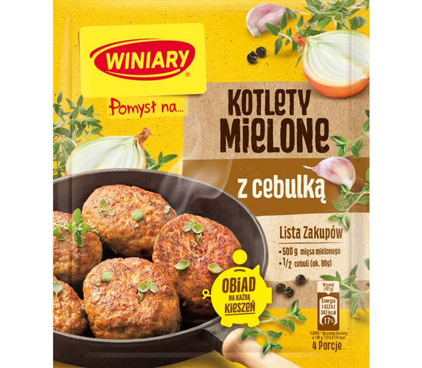 Winiary Pomysł na... Kotlety mielone  69 g