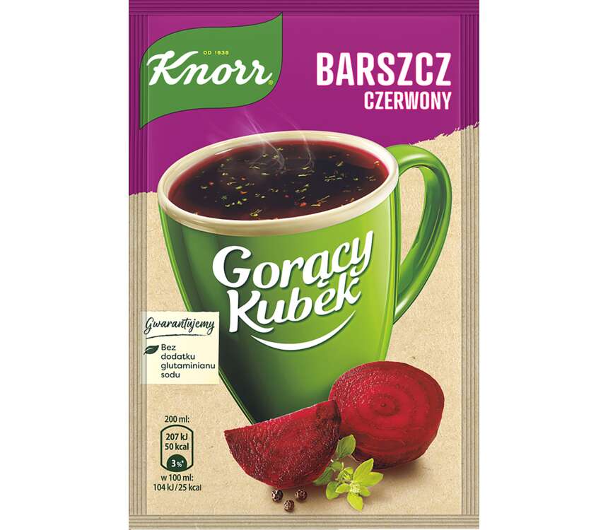 Knorr Gorący Kubek Barszcz czerwony  14 g kaufland.pl