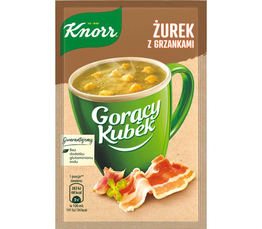Knorr Gorący Kubek Żurek z grzankami 17 g kaufland.pl