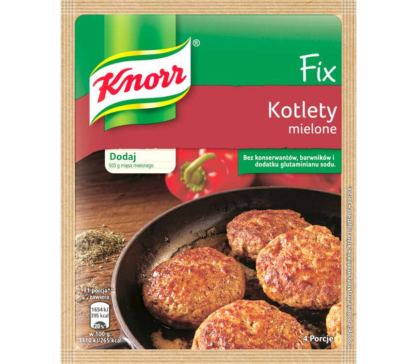 Knorr Fix do potraw kotlety mielone 64 g kaufland.pl
