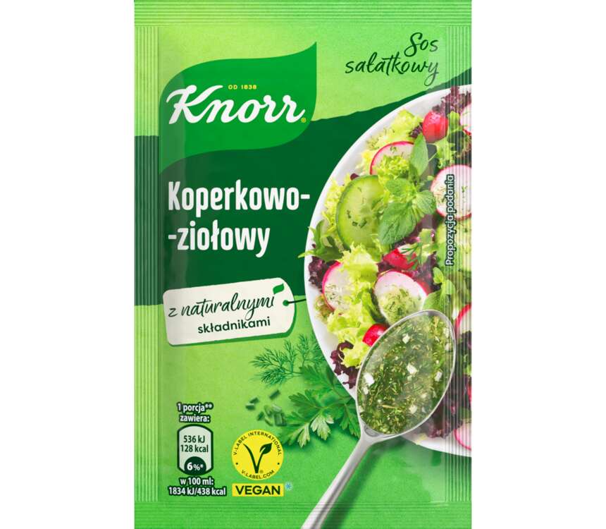 Knorr Sos sałatkowy koperkowo-ziołowy 9 g kaufland.pl