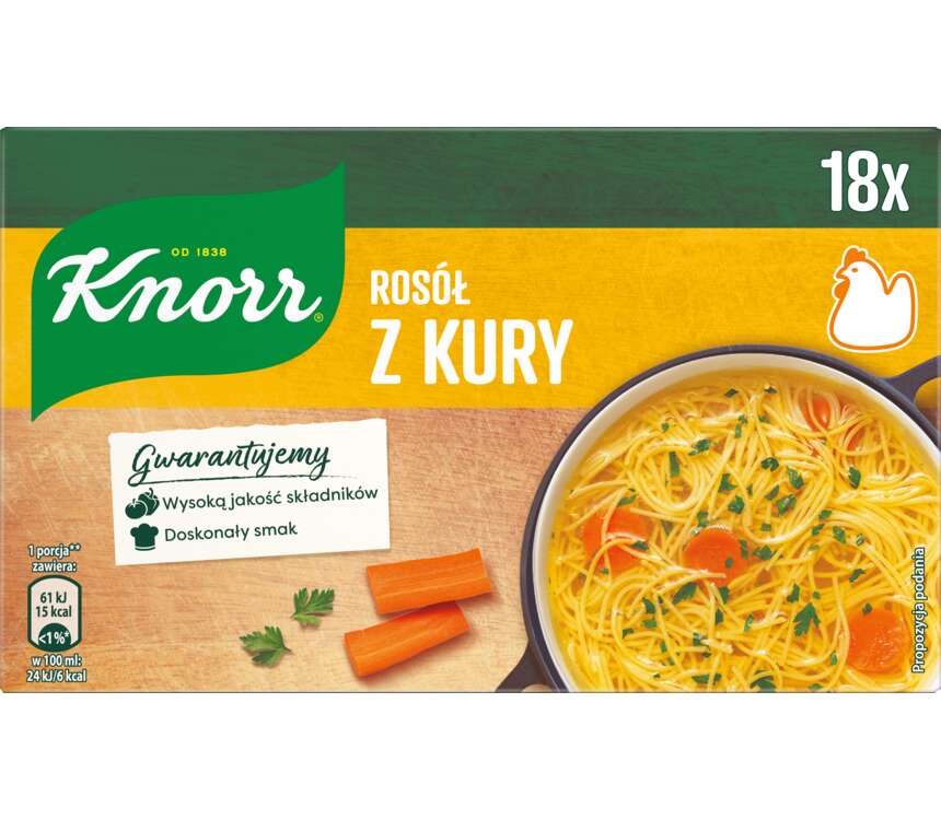 Knorr Rosół w kostkach 9 l z kury 180 g kaufland.pl