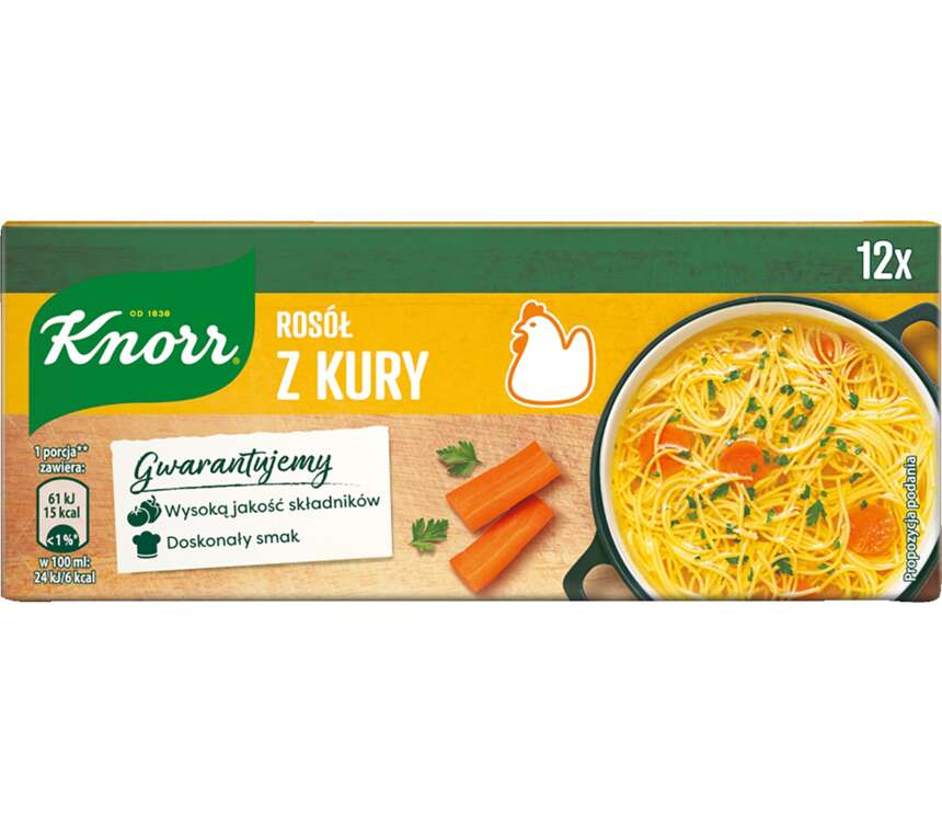 Knorr Rosół w kostkach z kury 120 g kaufland.pl
