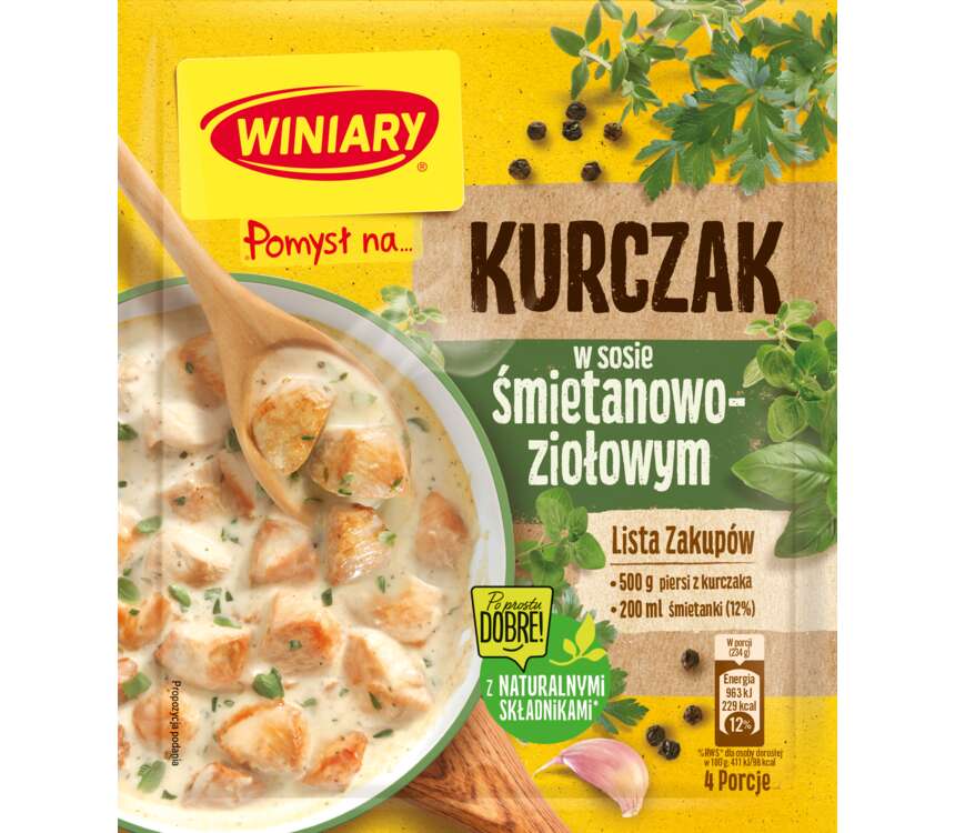 Winiary Pomysł na... kurczaka w sosie śmiet-ziołowym 30 g kaufland.pl