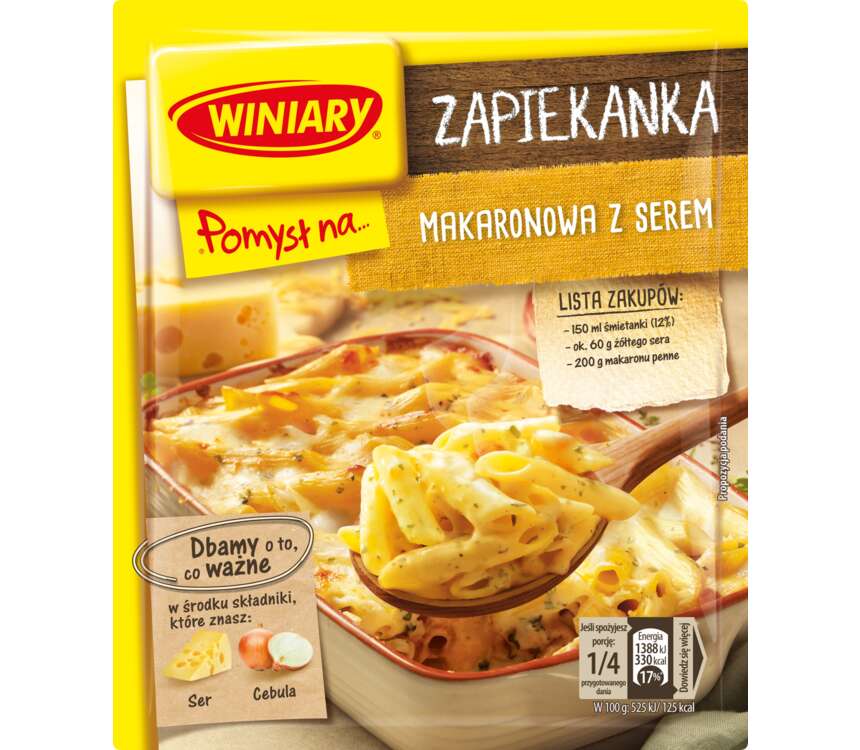 Winiary Pomysł na... Zapiekankę serową  47 g kaufland.pl