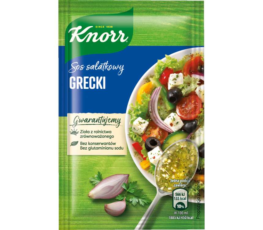 Knorr Sos sałatkowy grecki 9 g