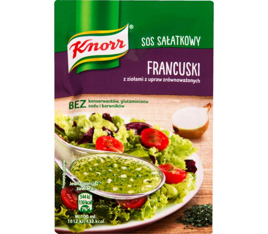 Knorr Sos sałatkowy francuski winegret 8 g kaufland.pl