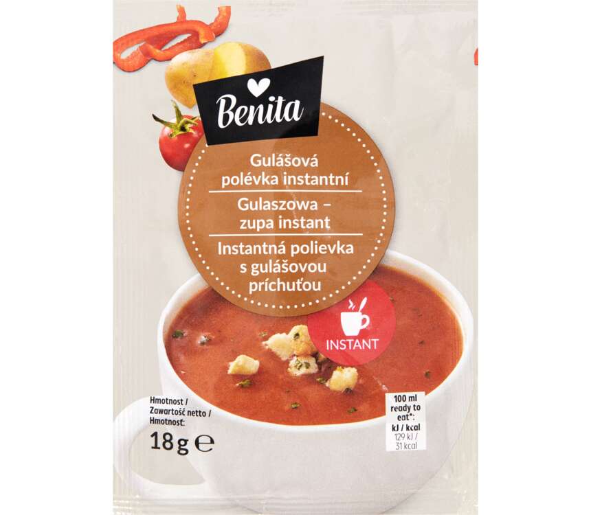 Benita Zupa gulaszowa pikantna instant 18 g