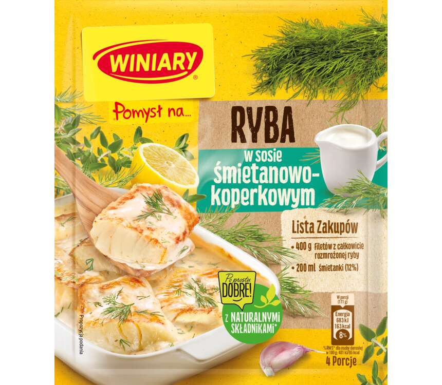 Winiary Pomysł na... Ryba w sosie śmietan.-koperkowym 32 g kaufland.pl