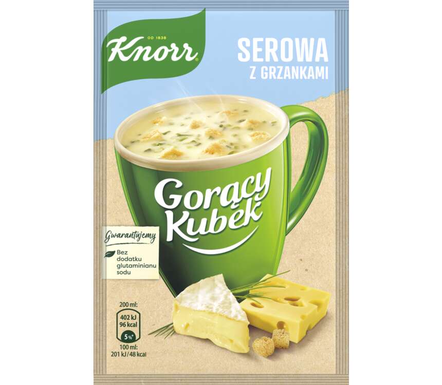Knorr Gorący Kubek Zupa serowa  22 g kaufland.pl
