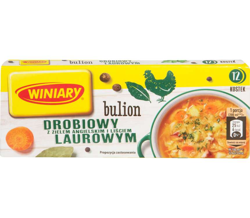 Winiary Bulion drobiowy z ziel.ang.-liśc.laur. 120 g kaufland.pl