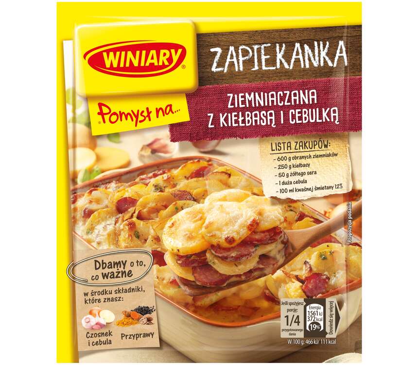 Winiary Pomysł na... Zapiekankę z kiełb.  41 g kaufland.pl