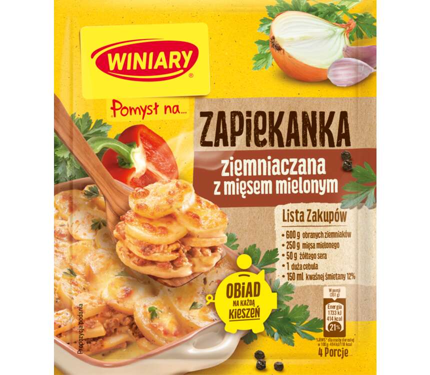 Winiary Pomysł na... Zapiekankę z mięsem mielonym 42 g kaufland.pl