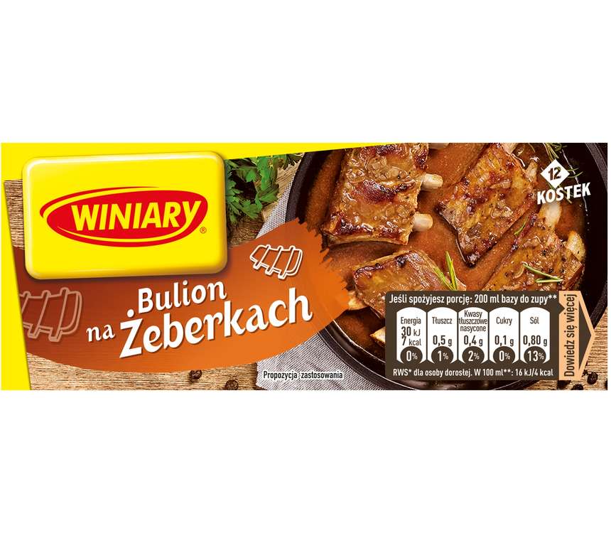 Winiary Bulion na żeberkach  120 g kaufland.pl