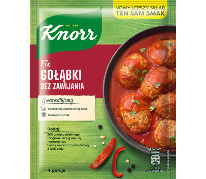 Knorr Fix do potraw Gołąbki 64 g kaufland.pl
