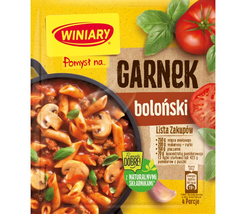 Winiary Pomysł na... Boloński garnek  45 g kaufland.pl