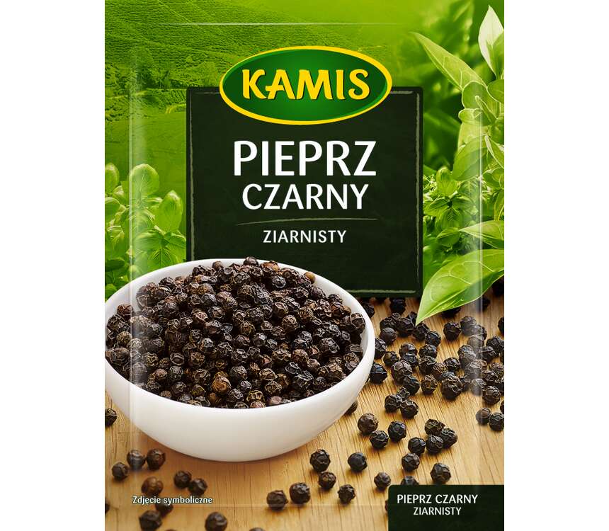 Kamis Pieprz czarny ziarnisty 20 g kaufland.pl