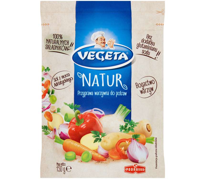 Vegeta Natur Przyprawa warzywna do potraw 150 g kaufland.pl