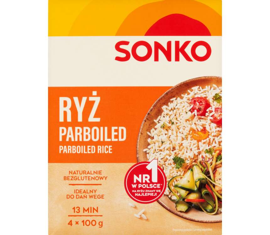 Sonko Ryż parboiled  4x100 g kaufland.pl