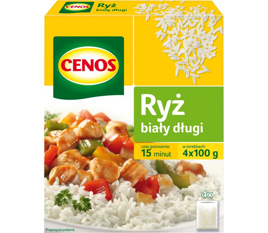 Cenos Ryż biały długi 4x100 g kaufland.pl