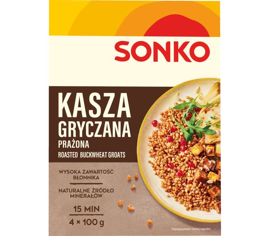 Sonko Kasza gryczana prażona 4x100 g kaufland.pl
