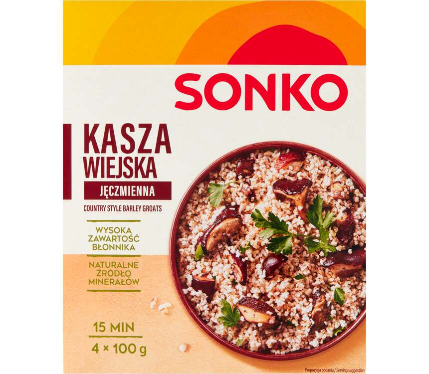 Sonko Kasza jęczmienna  4x100 g
