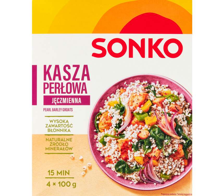 Sonko Kasza jęczmienna perłowa 4x100 g kaufland.pl