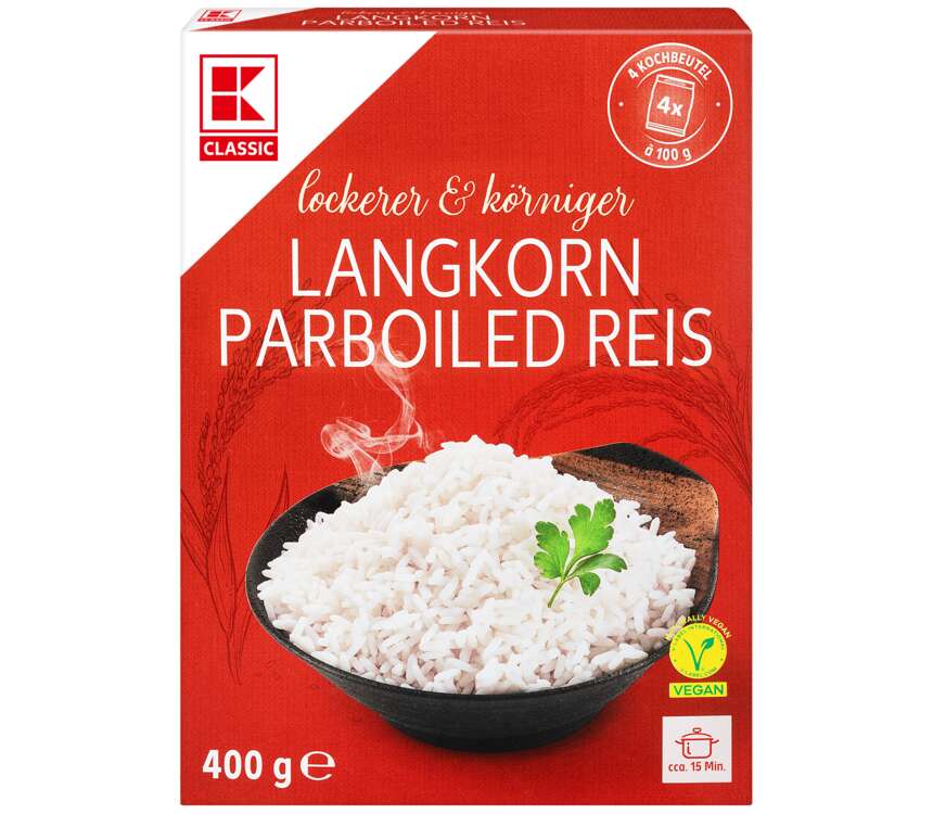 K-Classic Ryż parboiled  4x100 g