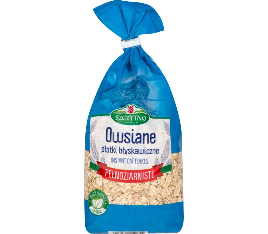 Szczytno Płatki owsiane pełnoziarniste 400 g