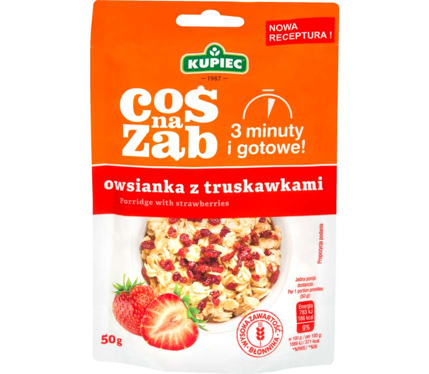 Kupiec Owsianka z truskawkami 50 g kaufland.pl