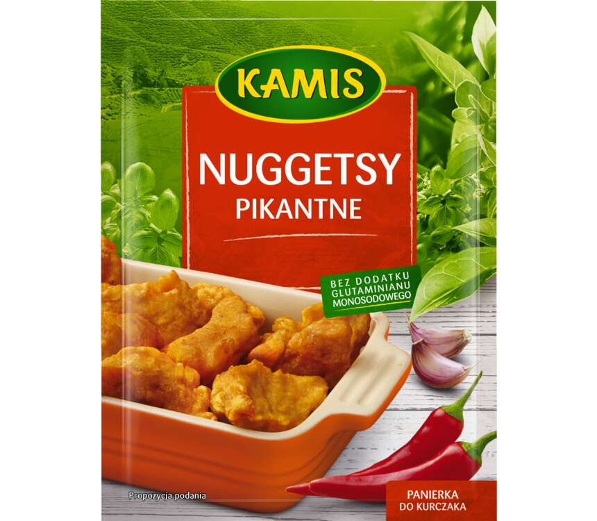 Kamis Nuggetsy złociste pikantne 90 g